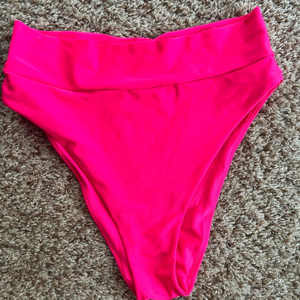 Aerie high cut cheeky bikini bottom